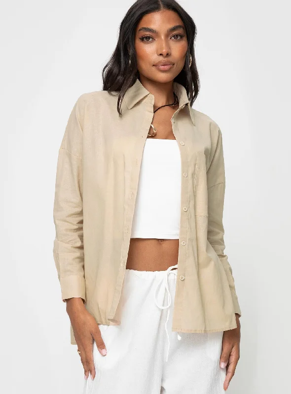 Fayette Shirt Beige Street