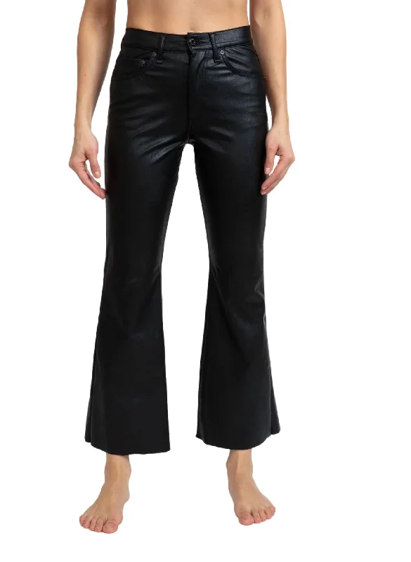 Geek Pants In Vegan Black Dapper Women's 1920S