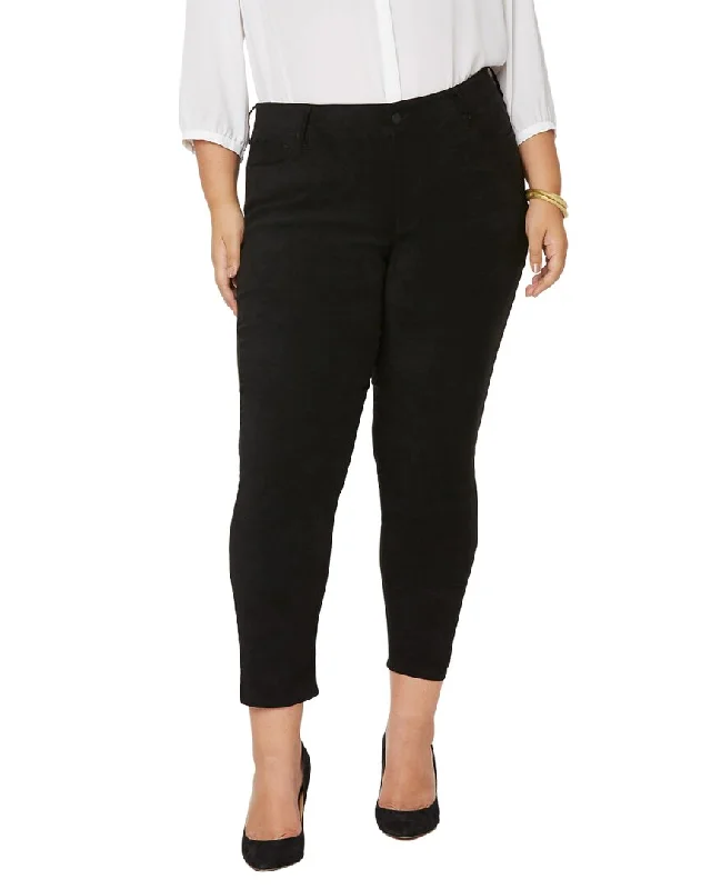 NYDJ Plus Alina Ankle Black Legging Jean Minimalist Women's Casual