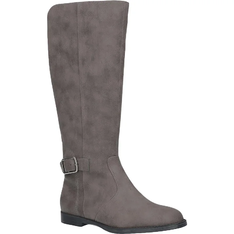 Bella Vita Womens Makayla Faux Suede Tall Riding Boots