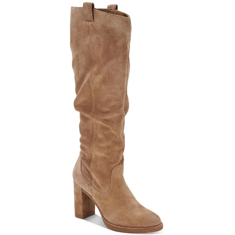 Dolce Vita Womens Sarie Suede Tall Knee-High Boots