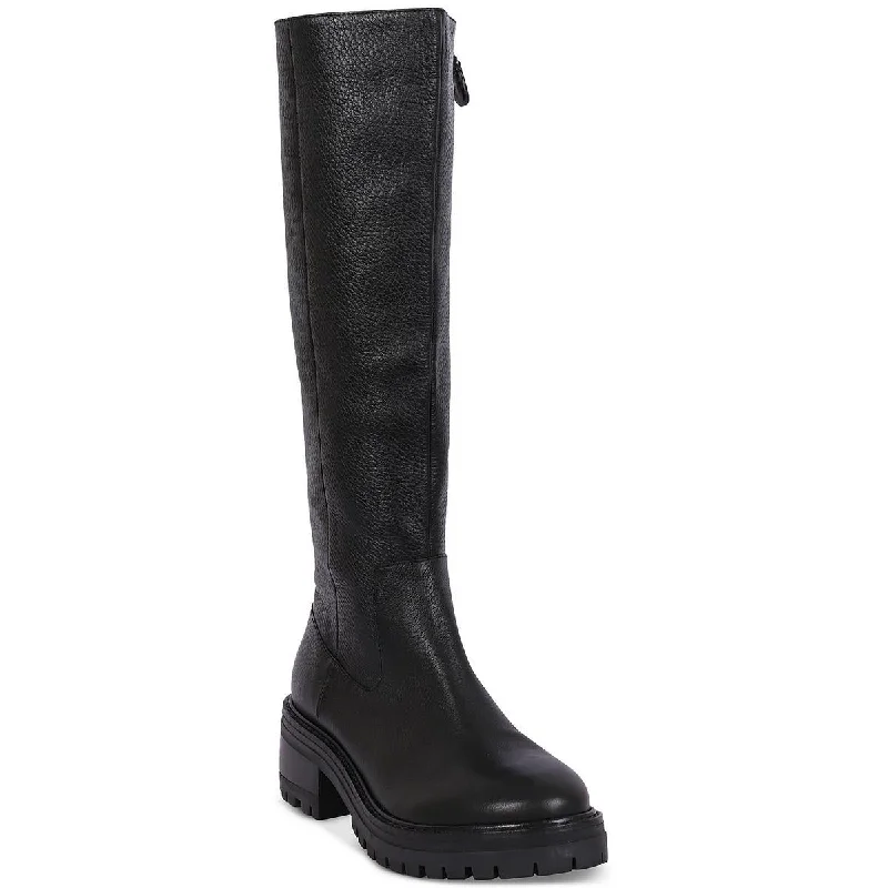 Gentle Souls by Kenneth Cole Womens Brandon Zipper Block Heel Knee-High Boots