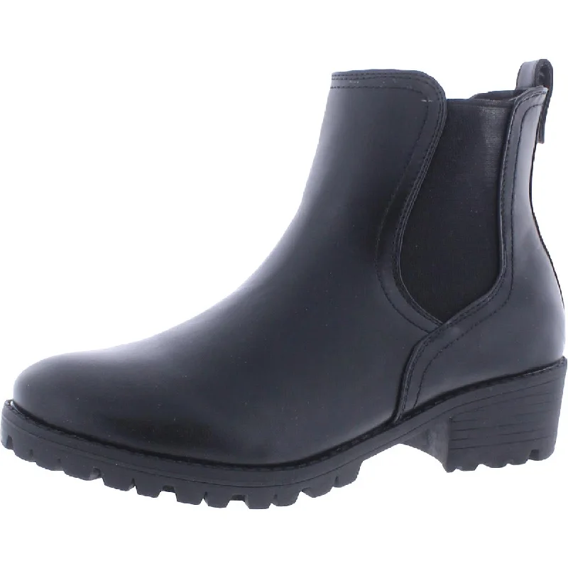 Sugar Womens Faux Leather Platform Chelsea Boots