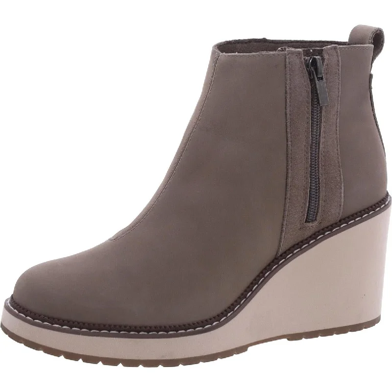 Toms Womens Raven Nubuck Water Resistant Ankle Boots