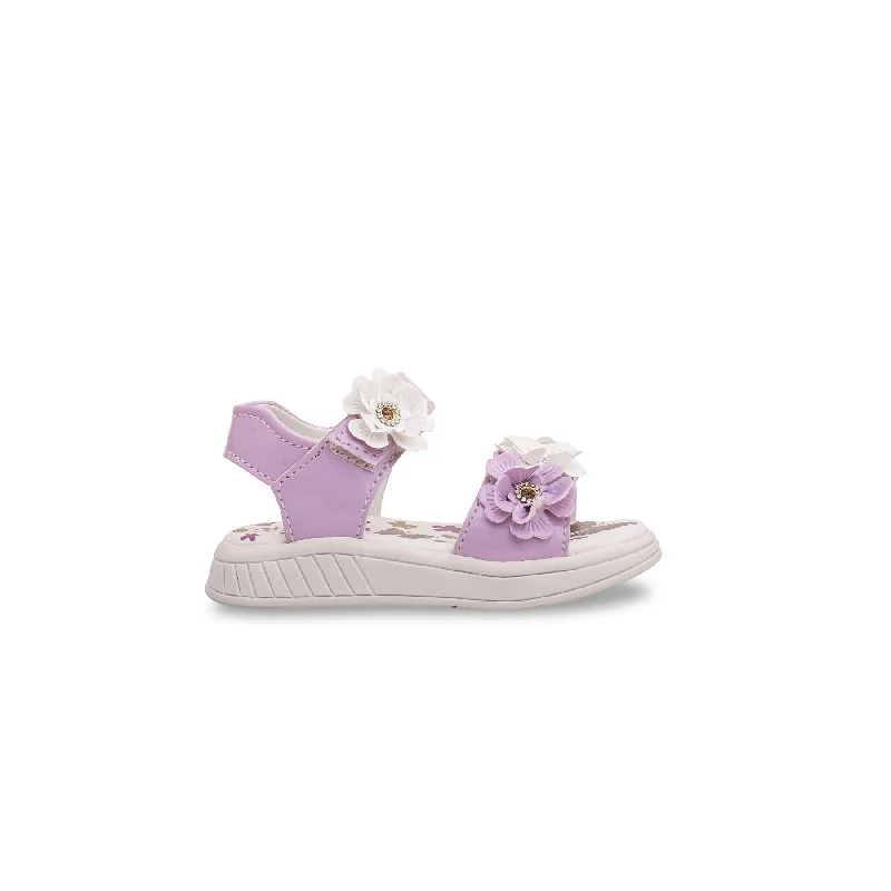 Girls Purple Casual Sandal KD9612 Vintage Women's 1970S 