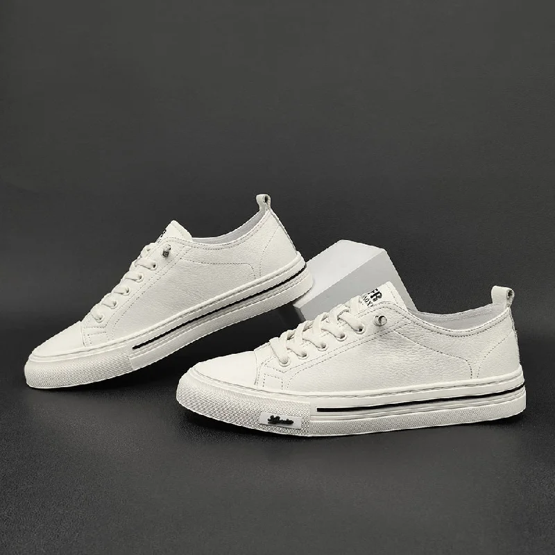 Men Casual Minimalist Leather Slip-on Flat Shoes Cozy Women's Sherpa - lined