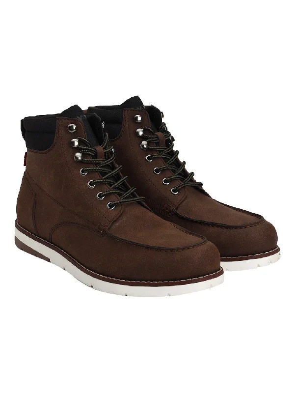 Men's Brown Solid Boots garde