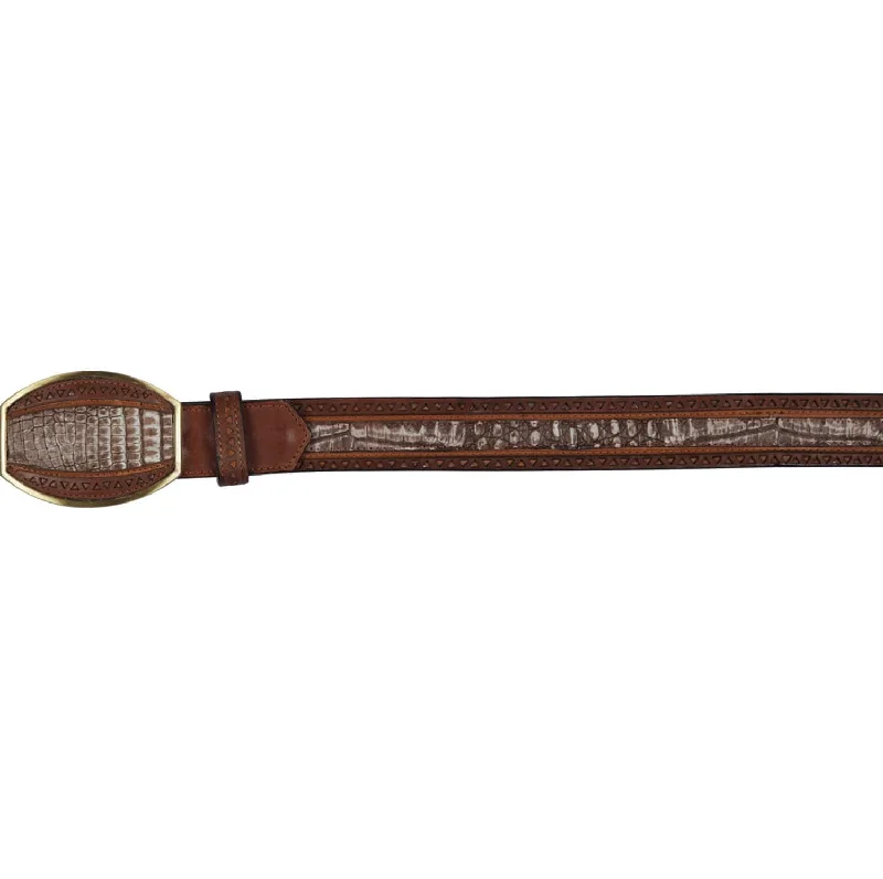 Men's Los altos Caiman Belly Laser Design Casual Belt C24U8234 Artistic Women's Hand - painted Men's Los altos Caiman Belly Laser Design Casual Belt C24U8234 Artistic Women's Hand - painted