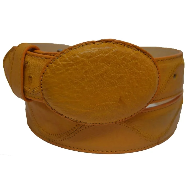 Men's Los altos Ostrich-Zig Zag Cowboy Belt C11U1502 Modern Women's 